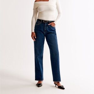 Abercrombie Curve Love Vintage Straight High Rise Jean, 28/6 R